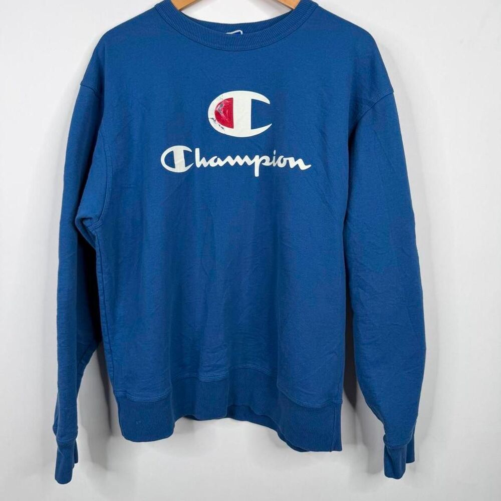 Champion Men's Blue Sweatshirt